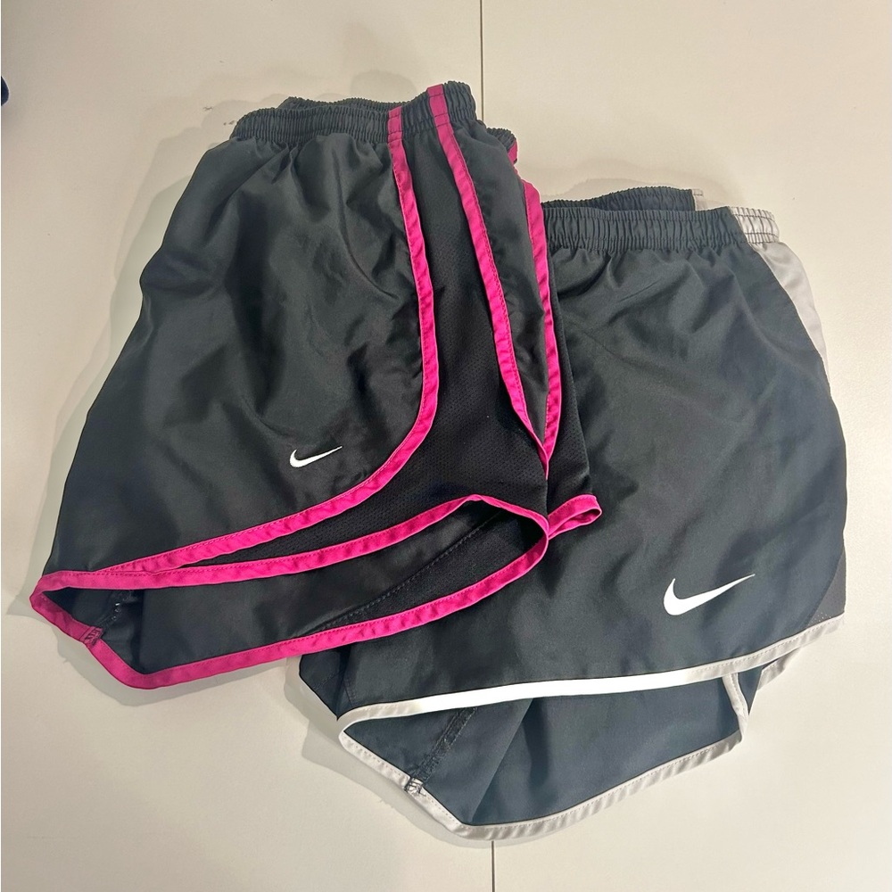 Two Lined Nike Running Shorts Size Medium